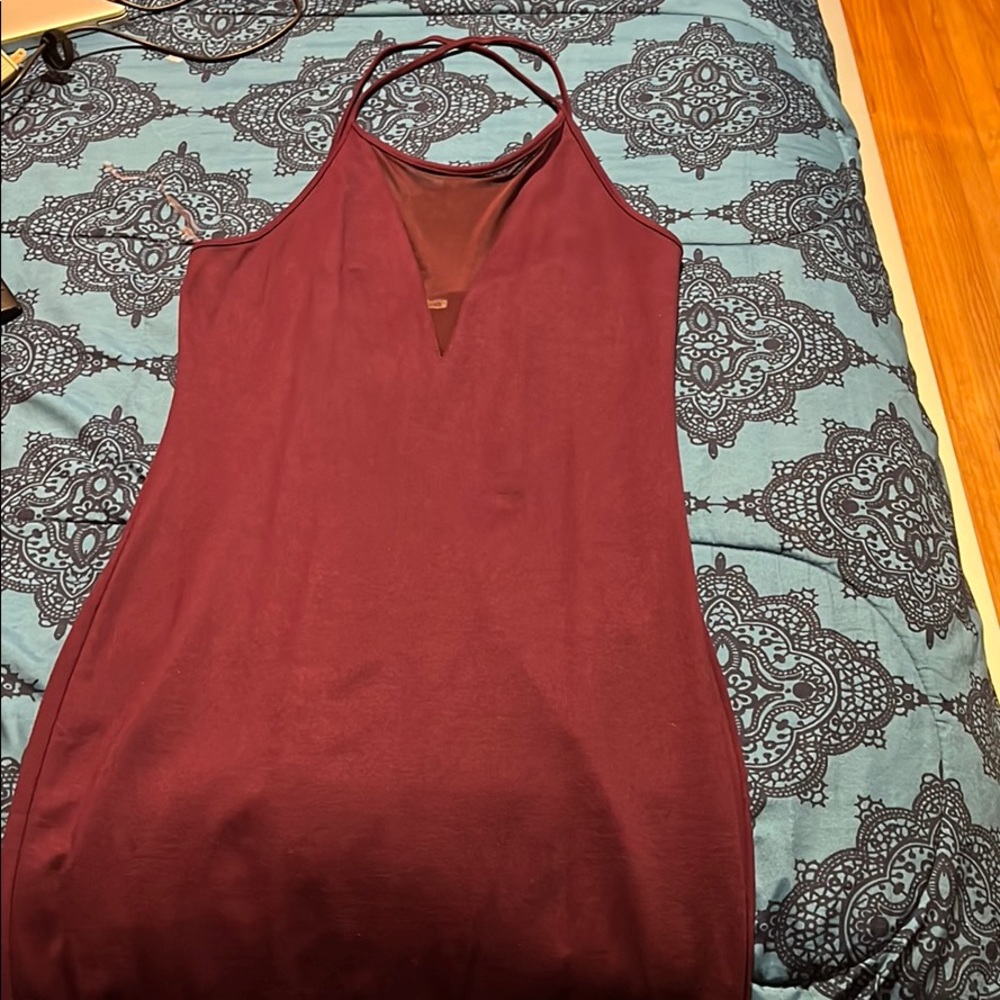 Cross Neck Dress